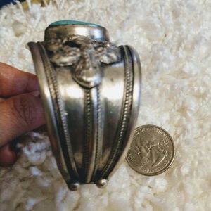 Navajo sterling silver cuff bracelet